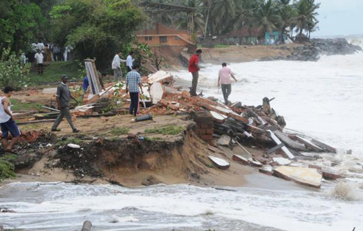 sea erosion in Ullal